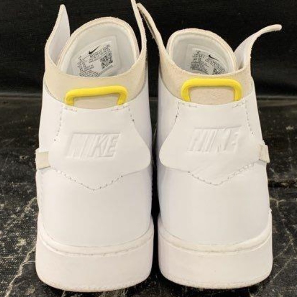 Nike Vandalised LX Deconstructed High Top Sneaker Chrome Yellow Sz 9 - Picture 9 of 9